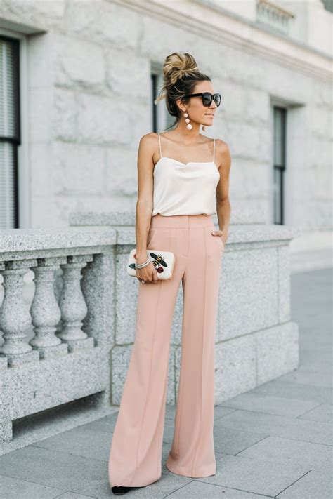 wide leg pants outfit formal.